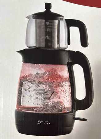 GLASS ELECTRIC TEA MAKER 1L/ 3L (QTY/CTN 6.00  SET)
