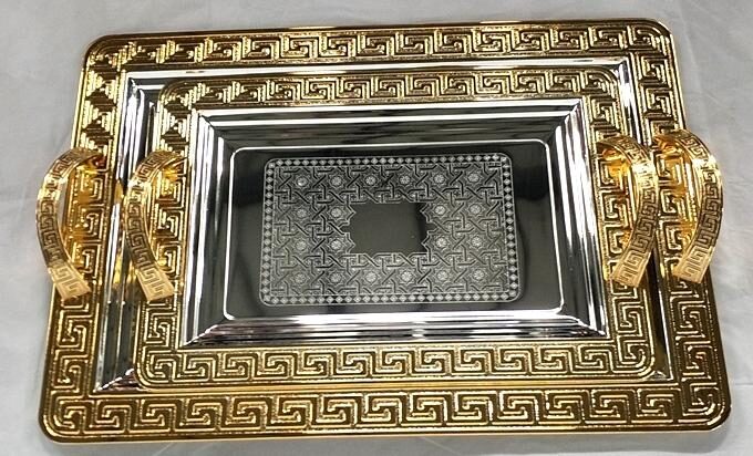 GOLD TRAY HQ 2PCS. SET (QTY./CTN.8SET)