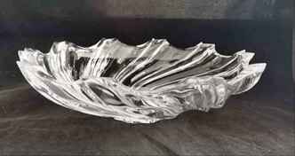 GLASS FANCY PLATE 1PC (QTY/CTN 6PCS)