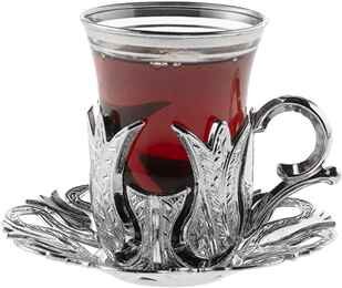 TURKISH TEA SET 6 TEA CUP/6 SAUCER  (QTY/CTN 12.00  Pc(s))