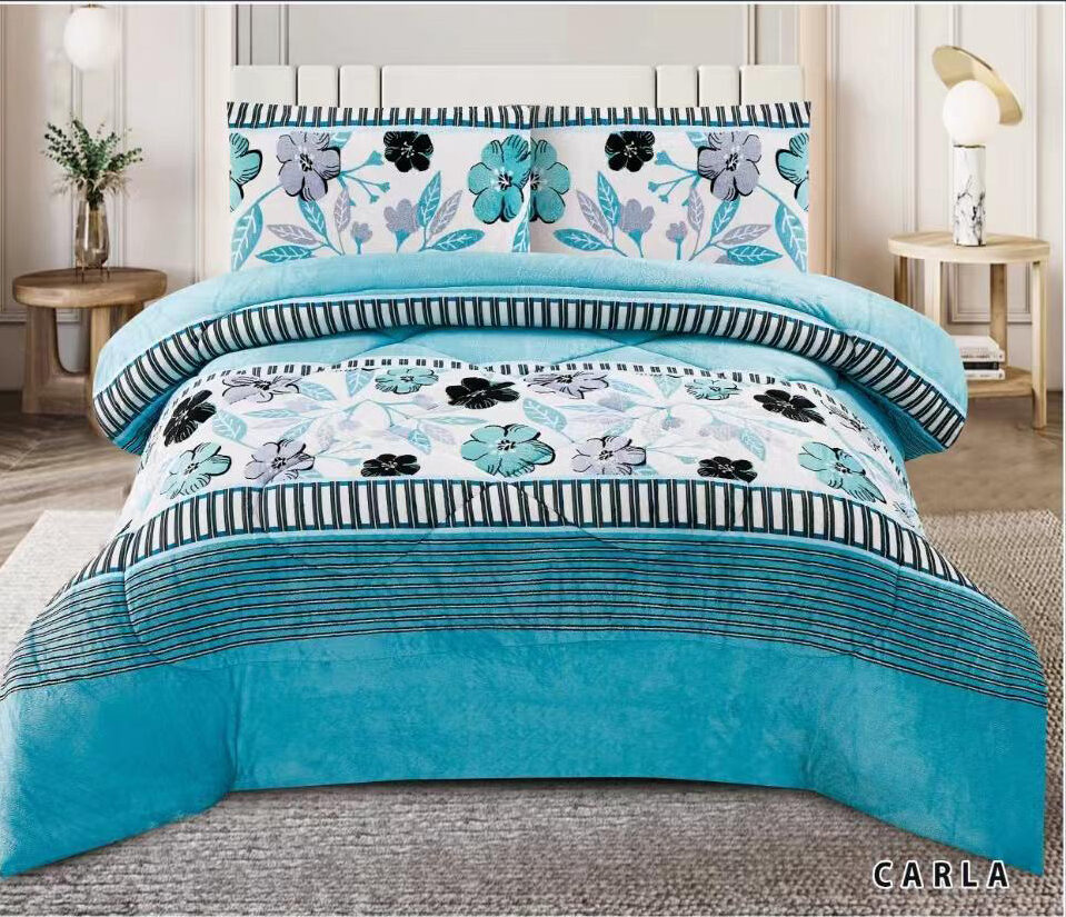 PRINTED BORREGO BLANKET KING SIZE 2CS OF 8 PCS