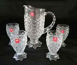 GLASSWARE SET 7PCS. JAR AND 6 WATER CUP (QTY/CTN 4.00  Pc(s))