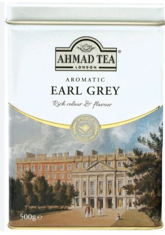AHMAD TEA AROMATIC EARL GREY LOOSE TEA TIN 500 G X 12 CT