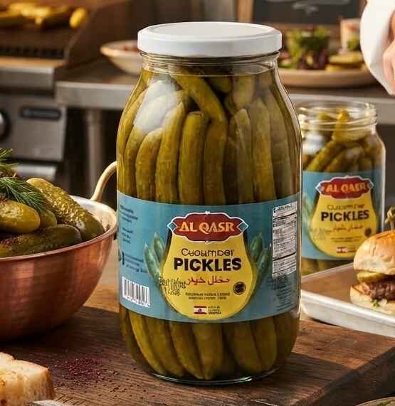 AL QASR CUCUMBER PICKLES 3000 G X 4 CT