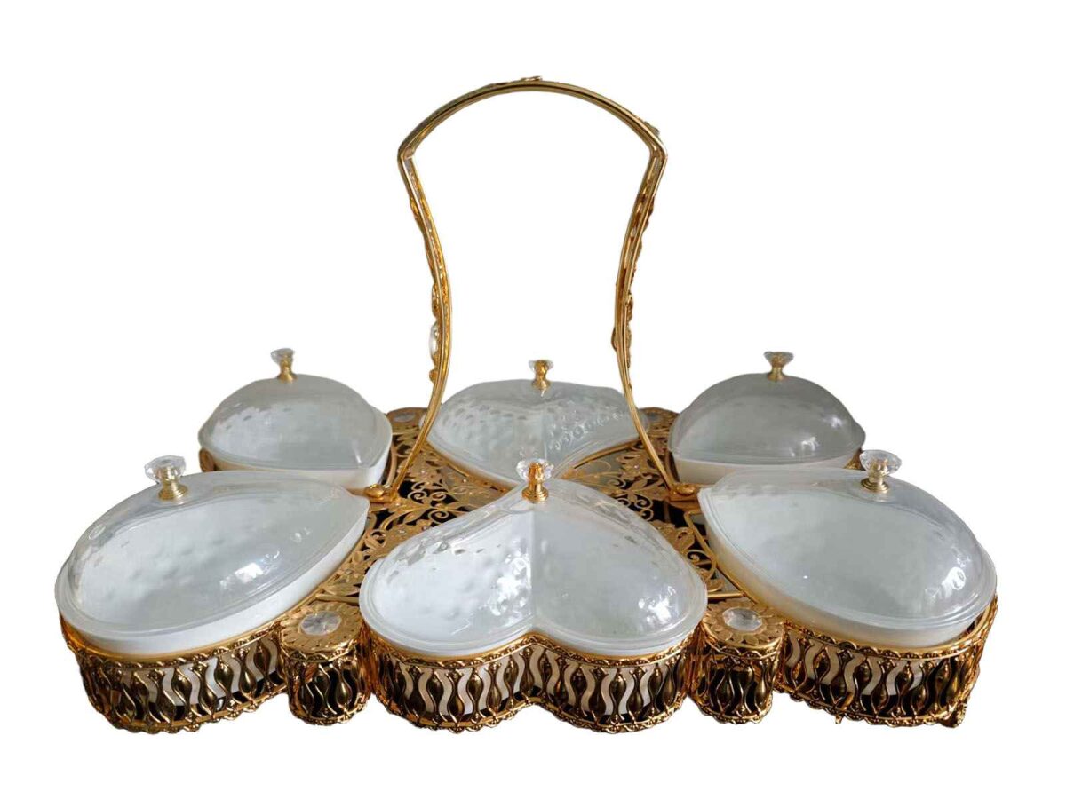 GOLD CANDY BOWL 50*30*32 CM  (QTY/CTN 6.00  SET)