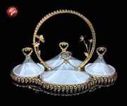 GOLD CANDY BOWL 50*27*15CM 