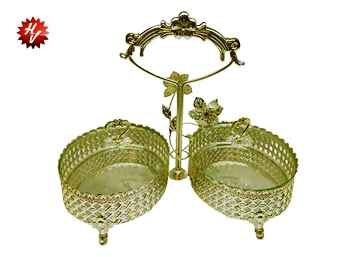 GOLD CANDY BOWL 24*24.5*30.5CM   (QTY/CTN 12.00  PCS)
