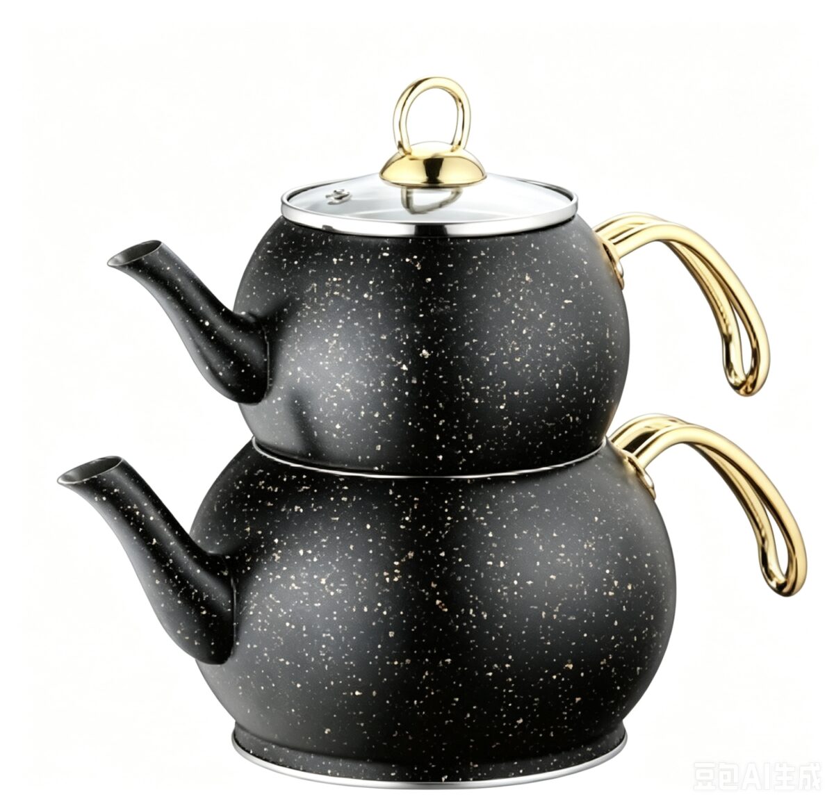Kettle 1.2+2.0L double pot (Qty/Ctn 12 Set)