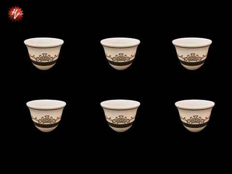 COFFEE CUP 12PC SET 90CC (QTY/CTN 18 SET)