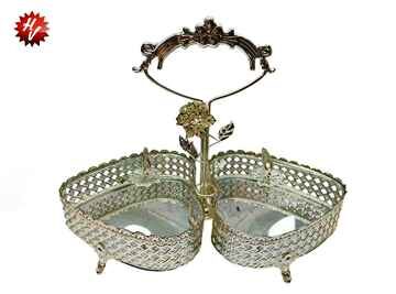 SILVER CANDY BOWL 24*24.5*30.5CM