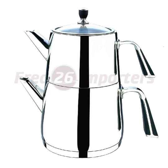 DOUBLE TEA POT S/S 1.0L/3.0L (QTY/CTN 6.00  PC(S))