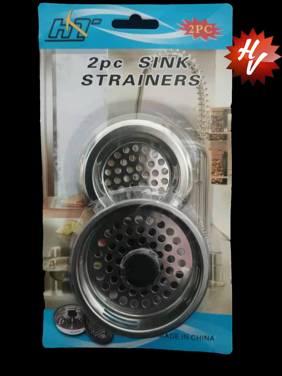 2PCS SINK STRAINER 7.5CM + 8CM (QTY/CTN 144 PCS)