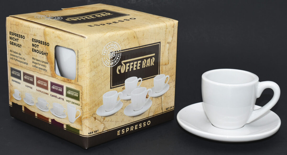 COFFEE BAR ESPRESSO SET OF 4