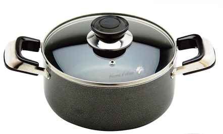 4 QT DUTCH OVEN ALUMINUM 3 5MM NONSTICK COATING GRAY FINISH ( QTY/CTN  4 Set)