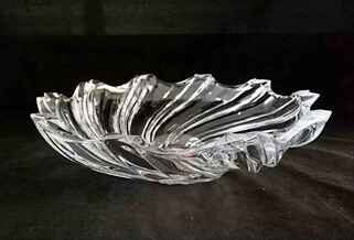 GLASS FANCY PLATE 1PC (QTY/CTN 8PCS)