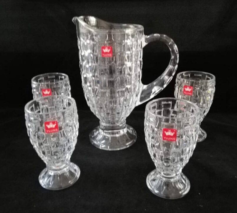 GLASSWARE SET 7PCS. JAR AND 6 WATER CUP (QTY/CTN 4.00  SET)