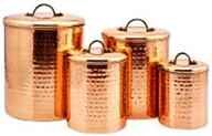 CANISTER COPPER 4 PCS SET