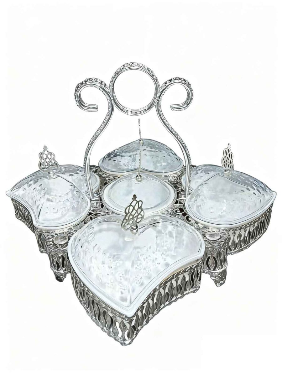 Silver CANDY BOWL 35*35*29 CM  (QTY/CTN 10.00  Set)