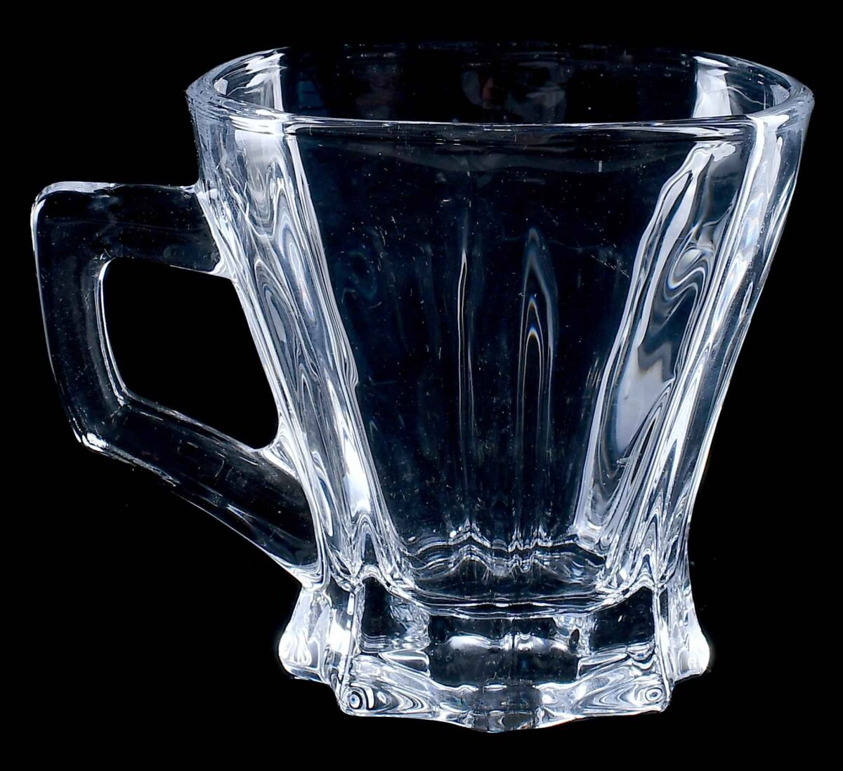 GLASS CUP COLOR BOX  6PCS (QTY/CTN 12 SET)