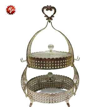 SILVER CANDY BOWL 31.5*18.5*44CM