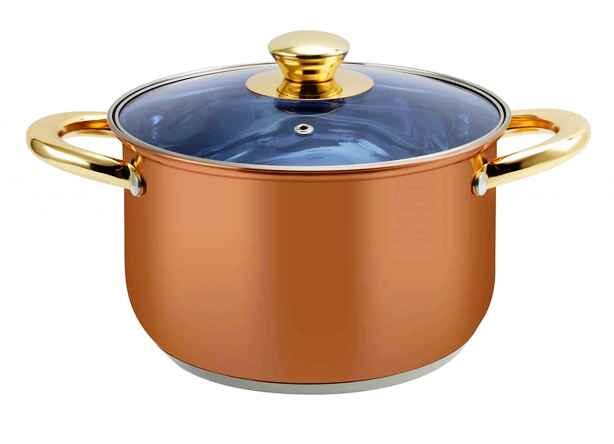 18CM STAINLESS STEEL SINGLE COOKWARE ITEM 3LT (QTY/CTN 8 SET)