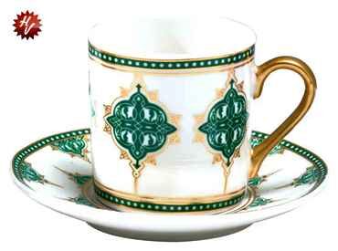 COFFEE CUP 12PC SET BONE CHINA 100CC