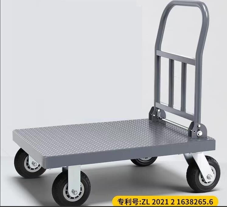 Folding Tablet Cart

Load capacity: 350kgs
Table size: 75*50mm
Steel plate thickness:3cm
Steel thickness: 2mm
Steel plate ground clearance height: 21cm
Wheel size: ⌀15cm
Net weight: 19kgs