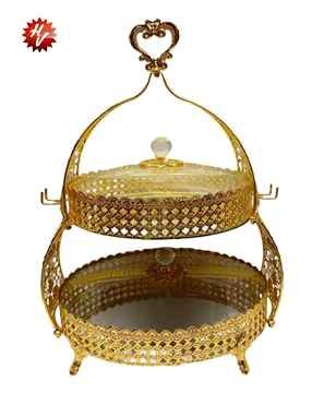 GOLD CANDY BOWL 36*23.5*45CM 