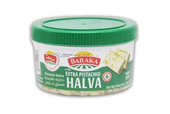 BARAKA HALVA PISTACHIO TUB 800 G X 12 CT