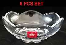 GLASS BOWL 6PCS SET COLOR BOX (QTY./CTN.12SET)