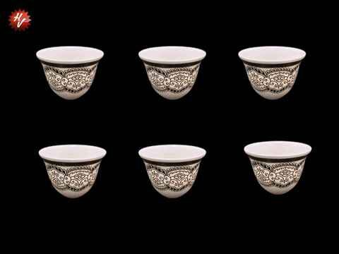 COFFEE CUP 12PC SET 90CC (QTY/CTN 18 SET)