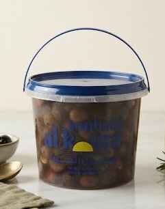 SOUHOUL AL KOURA BLACK OLIVES JAR 1 KG X 12 CT