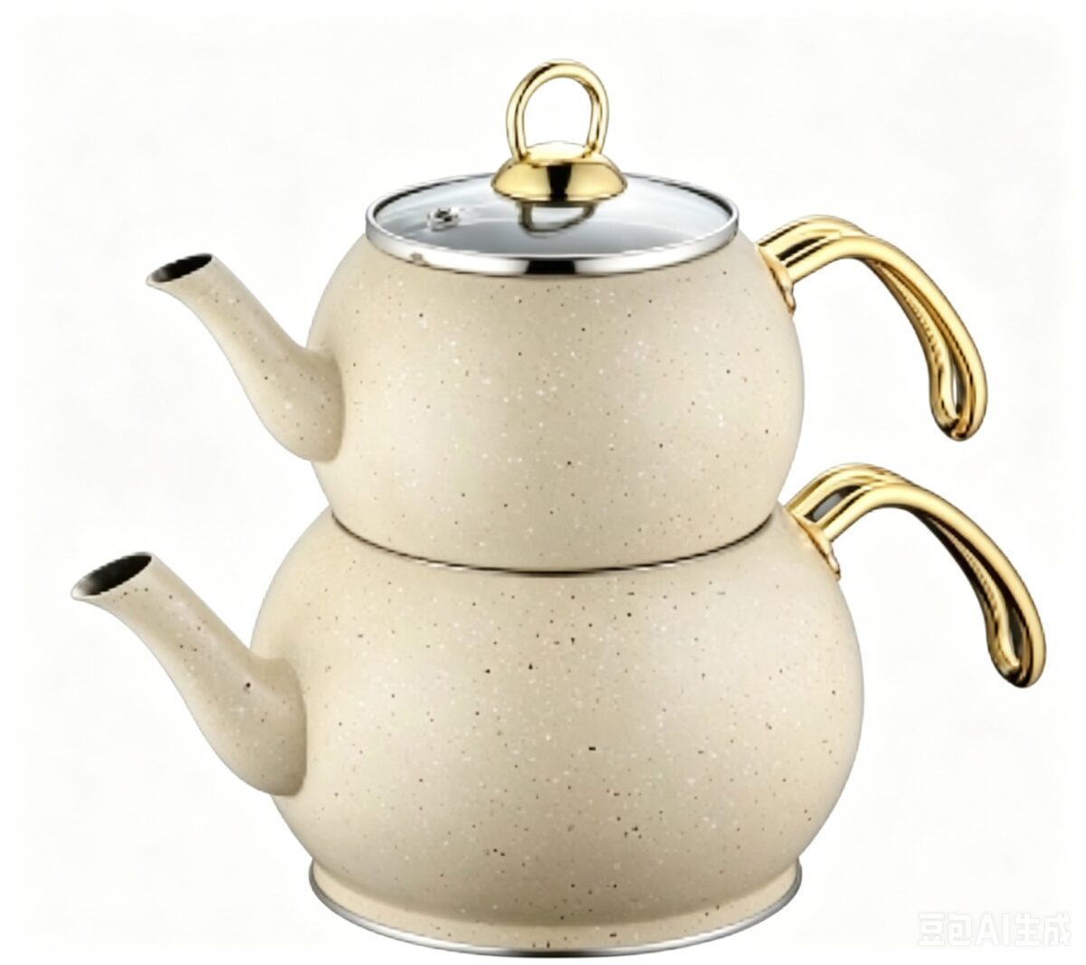 Kettle 1.2+2.0L double pot (Qty/Ctn 12 Set)
