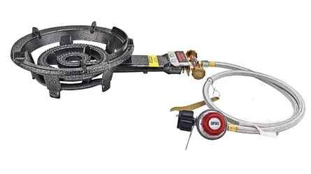 HIGHT PRESSURE CAST BURNER 20PSI "CSA" CERTIFICATE REGULATOR WITH 1.2M TUBE WITH HIGH-TEMPERATURE COATING