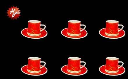 COFFEE CUP 12PC SET 90CC (QTY/CTN 12 SET)