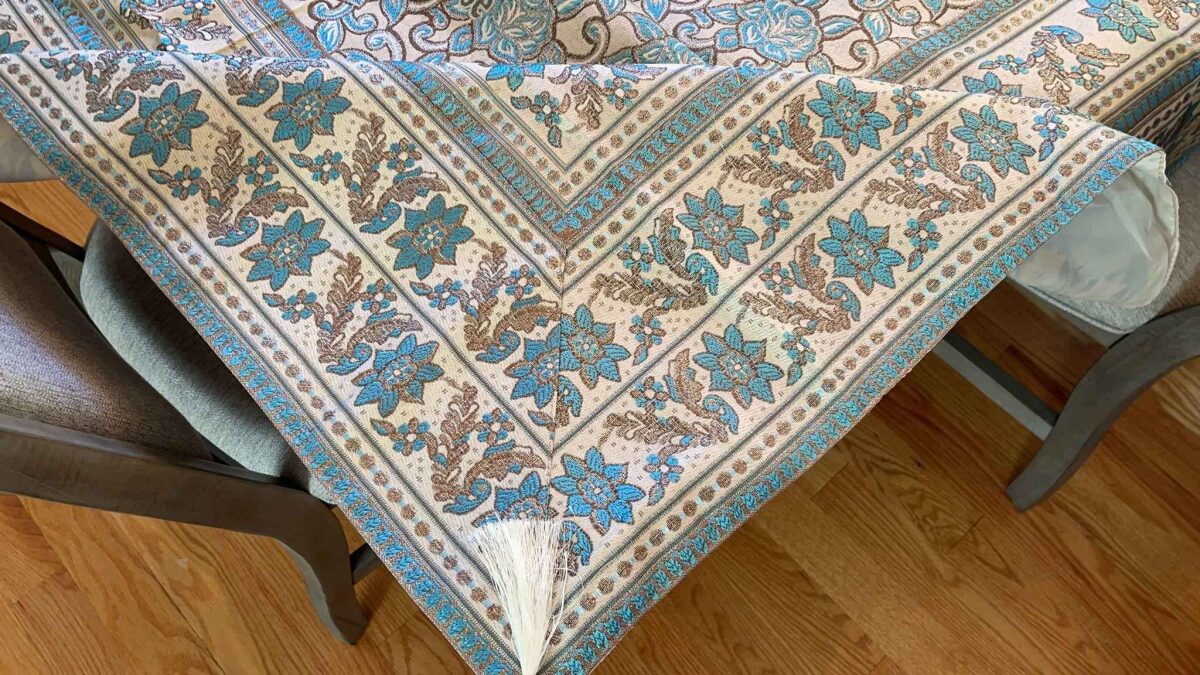 OBLONG TABLECLOTHE 10 PERSON 300*140 CM