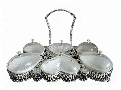 Silver CANDY BOWL 50*30*32 CM  (QTY/CTN 6.00  BOX)
